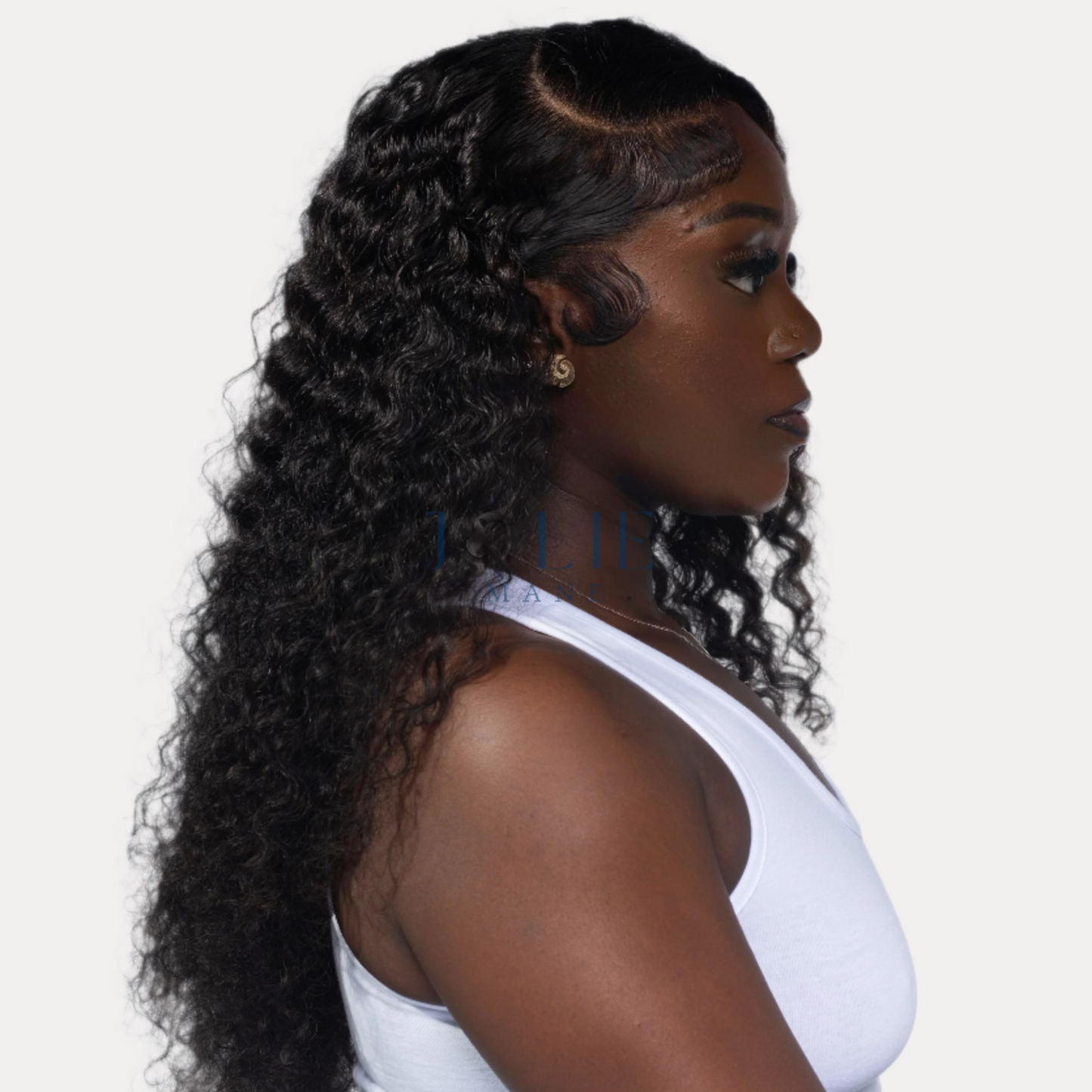 Mane Virgin Deep Wave Frontal Wig