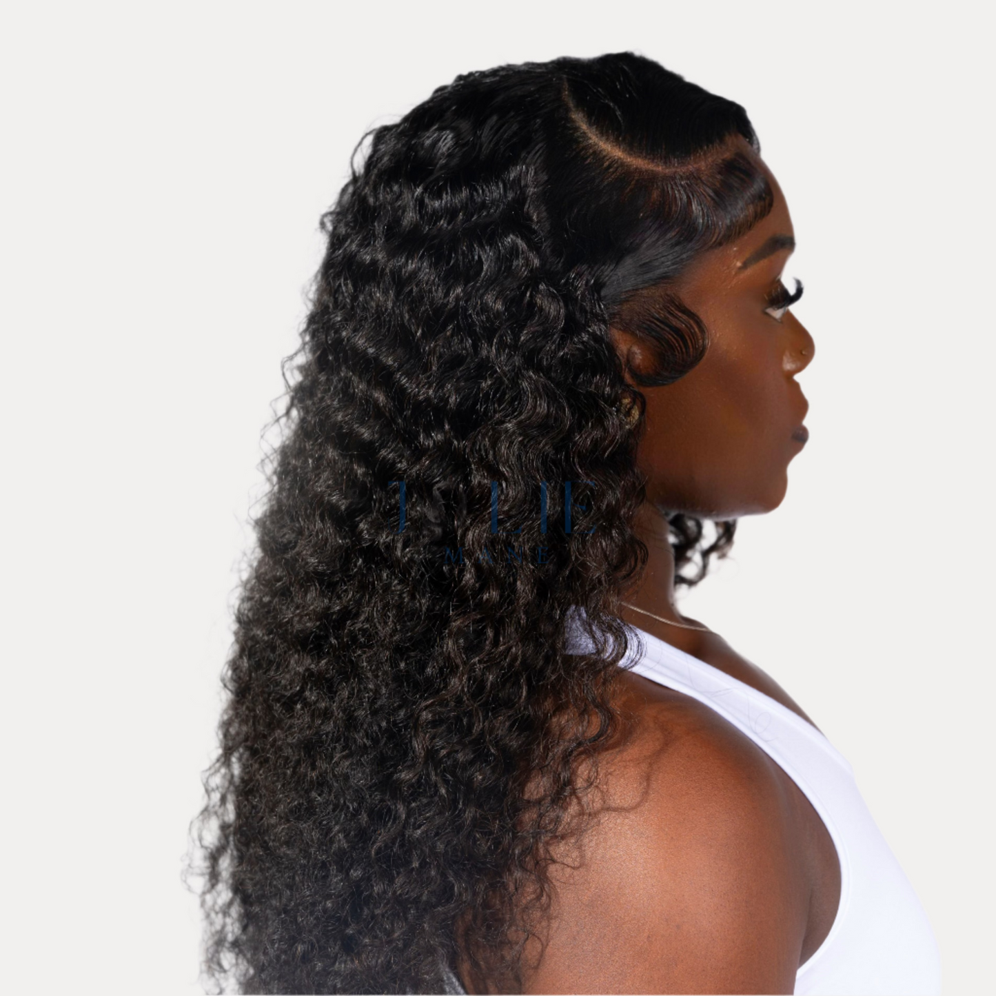 Mane Virgin Deep Wave Frontal Wig